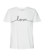 VERO MODA VMKAMI S/S O-NECK T-SHIRT JRS BTQ GA Tişört Kadın