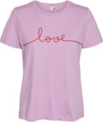 VERO MODA VMKAMI S/S O-NECK T-SHIRT JRS BTQ GA Tişört Kadın