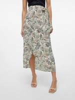 VERO MODA VMKARMYN HW 7/8 WRAP SKIRT VMA Etek Kadın