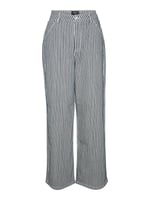 VERO MODA VMKATHY HR LOOSE WIDE STRIPED JEANS Kot Pantolon Kadın