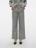 VERO MODA VMKATHY HR LOOSE WIDE STRIPED JEANS Kot Pantolon Kadın