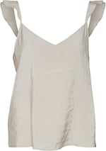 VERO MODA VMQUEENY FRILL SINGLET WVN GA Tişört Kadın