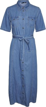 VERO MODA VMVIO 2/4 REG 7/8 SHIRT DRESS YO337 Elbise Kadın