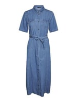 VERO MODA VMVIO 2/4 REG 7/8 SHIRT DRESS YO337 Elbise Kadın