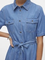 VERO MODA VMVIO 2/4 REG 7/8 SHIRT DRESS YO337 Elbise Kadın