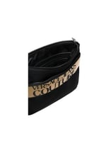 VERSACE JEANS COUTURE erkekler crossbody çanta siyah - altın, Siyah - Altın, One Size