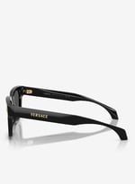 Versace VE 4510U GB187 52 Unisex Kare Siyah Kemik Güneş Gözlüğü