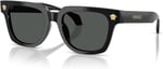 Versace VE 4510U GB187 52 Unisex Kare Siyah Kemik Güneş Gözlüğü