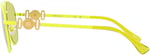 Versace VK2002 1494/2 Güneş Gözlüğü Genç Çocuk Kız Mat Fluo Sarı/Yeşil 52 mm, Mat Fluo Sarı/Altın logosu/Yeşil