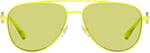 Versace VK2002 1494/2 Güneş Gözlüğü Genç Çocuk Kız Mat Fluo Sarı/Yeşil 52 mm, Mat Fluo Sarı/Altın logosu/Yeşil