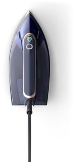 Versuni Philips Azur 8000 serisi buharlı ütü – 85 g/dk sürekli buhar, 260 g turbo buhar püskürtme, 3000 W, OptimalTEMP teknolojisi, SteamGlide Elite ütü taban, koyu mavi (DST8050/20)