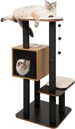 Vesper Cat Tree, High Base, Siyah, 52046