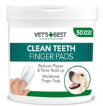 Vets Best Köpekler için 50li Diş Temizleme Parmak Pedi