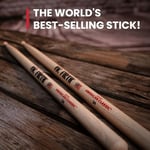 Vic firth Baget (Çift) 5A Wood, Hıckory, 0.565