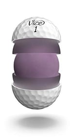 Vice Pro Plus Golf Topları, Paket Değişiklik Gösterebilir