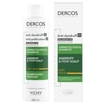 VICHY Dercos Anti Dandruff Kuru Saçlar İçin Kepek Karşıtı Şampuan 200 ml | Salisilik Asit ve Selenyum Sülfür, Kaşıntıyı Yatıştırır, Besler, Dermatolojik