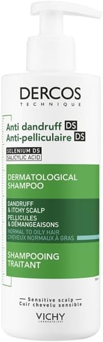 VICHY Dercos Anti Dandruff Normal Ve Yağlı Saçlar İçin Kepek Karşıtı Bakım Şampuanı 390 ml