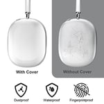 VICHYIE AirPods Max İçin Şeffaf Yumuşak TPU Kılıf, Çizilmez Koruyucu Kapak, Kulaklıklar İçin Aksesuarlar