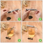 Vicloon çay demlik paslanmaz çelik, 2 parça ince örgü çay sopa gevşek çay (detoks çayı, Darjleeg çay, mate çay)