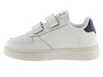 victoria Unisex Tiempo Deri Efektli Düşük Top Spor Ayakkabılar ve Kontrast Parçalar ve Kayışlar 1124104 Çocuklar için
