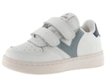 victoria Unisex Tiempo Deri Efektli Düşük Top Spor Ayakkabılar ve Kontrast Parçalar ve Kayışlar 1124104 Çocuklar için