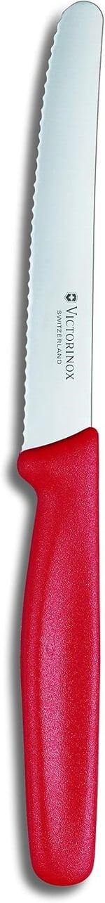 Victorinox 11 cm bıçak, naylon, kırmızı, 30 x 5 x 5 cm ile domates bıçağı
