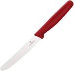 Victorinox 11 cm bıçak, naylon, kırmızı, 30 x 5 x 5 cm ile domates bıçağı