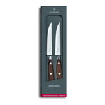 Victorinox 2 7.7240.2W Büyük Maitre Tırtıklı Steak Bıçak Seti Siyah Seti