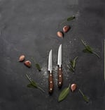 Victorinox 2 7.7240.2W Büyük Maitre Tırtıklı Steak Bıçak Seti Siyah Seti