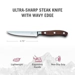 Victorinox 2 7.7240.2W Büyük Maitre Tırtıklı Steak Bıçak Seti Siyah Seti