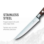Victorinox 2 7.7240.2W Büyük Maitre Tırtıklı Steak Bıçak Seti Siyah Seti