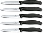 Victorinox 5 parçalı sebze bıçağı seti Swiss Classic Orange – 10 cm tırtılsız – Domates bıçağı - Seçenekler: 10 cm - 5 parçalı - Tırtıklı, 10 cm - 5 parçalı - Tırtıksız