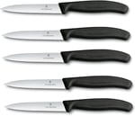 Victorinox 5 parçalı sebze bıçağı seti Swiss Classic kırmızı — 10 cm tırtıksız — domates bıçağı