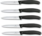 Victorinox 5 parçalı sebze bıçağı seti Swiss Classic kırmızı — 10 cm tırtıksız — domates bıçağı
