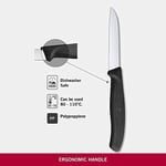 Victorinox 6.7403 SwissClassic 8cm Düz Soyma Bıçağı, Siyah