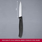 Victorinox 6.7603 Soyma Bıçağı, Unisex, Siyah, 8Cm