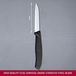 Victorinox 6.7403 SwissClassic 8cm Düz Soyma Bıçağı, Siyah