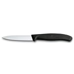 Victorinox 6.7603 SwissClassic 8cm Soyma Bıçağı, Sİyah