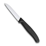 Victorinox 6.7403 SwissClassic 8cm Düz Soyma Bıçağı, Siyah