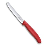 Victorinox 6.7831 SwissClassic 11cm Domates & Sosis Bıçağı, Paslanmaz Çelik Kirmizi, Classic