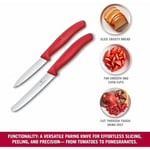 Victorinox 6.7111.2C1 Swiss Classic 2li Bıçak Set, Kırmızı