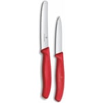 Victorinox 6.7111.2C1 Swiss Classic 2li Bıçak Set, Kırmızı