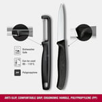 Victorinox 6.7113.21 Swiss Classic 2li Bıçak ve Soyacak Set, Siyah