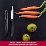 Victorinox 6.7113.21 Swiss Classic 2li Bıçak ve Soyacak Set, Siyah