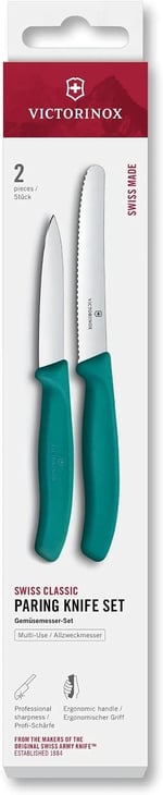 Victorinox 6.7114.2C1 Swiss Classic 2li Bıçak Set, Yeşil
