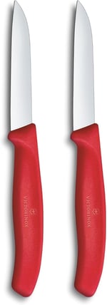 Victorinox 6.7491.2C1 Swiss Classic 2li Soyma Bıçağı Set, Kırmızı