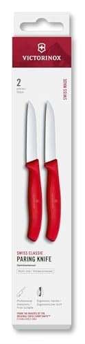 Victorinox 6.7491.2C1 Swiss Classic 2li Soyma Bıçağı Set, Kırmızı