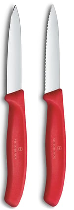 Victorinox 6.7691.2C1 Swiss Classic 2li Soyma Bıçağı Set, Kırmızı