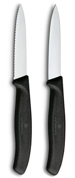 Victorinox 6.7693.2 Swiss Classic 2li Soyma Bıçağı Set, Siyah