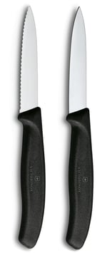 Victorinox 6.7693.2 Swiss Classic 2li Soyma Bıçağı Set, Siyah